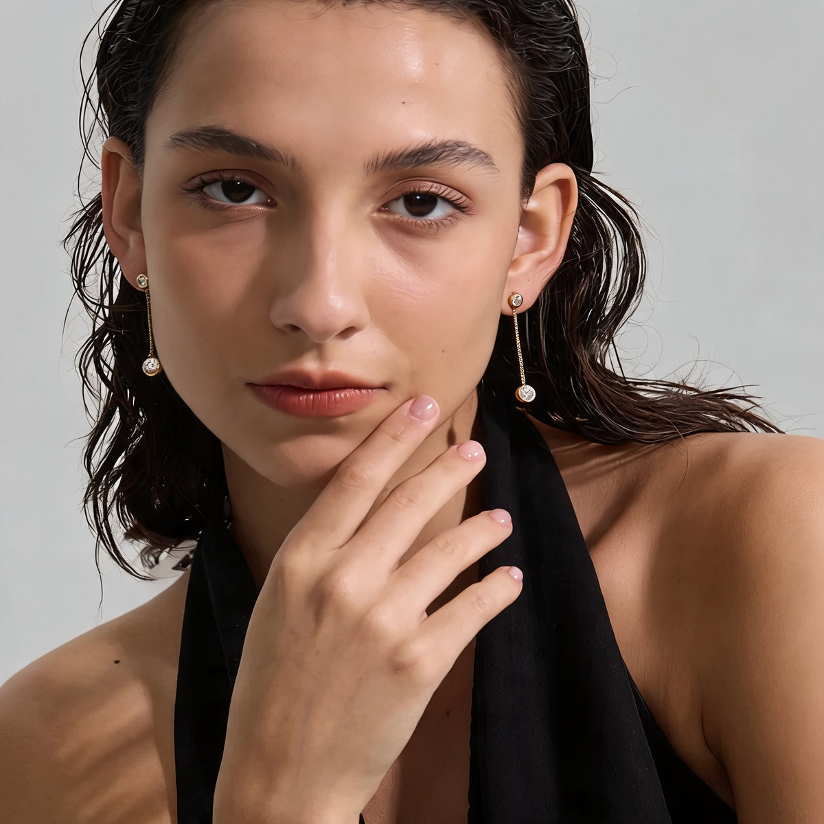 Edie Chain Drop Earrings