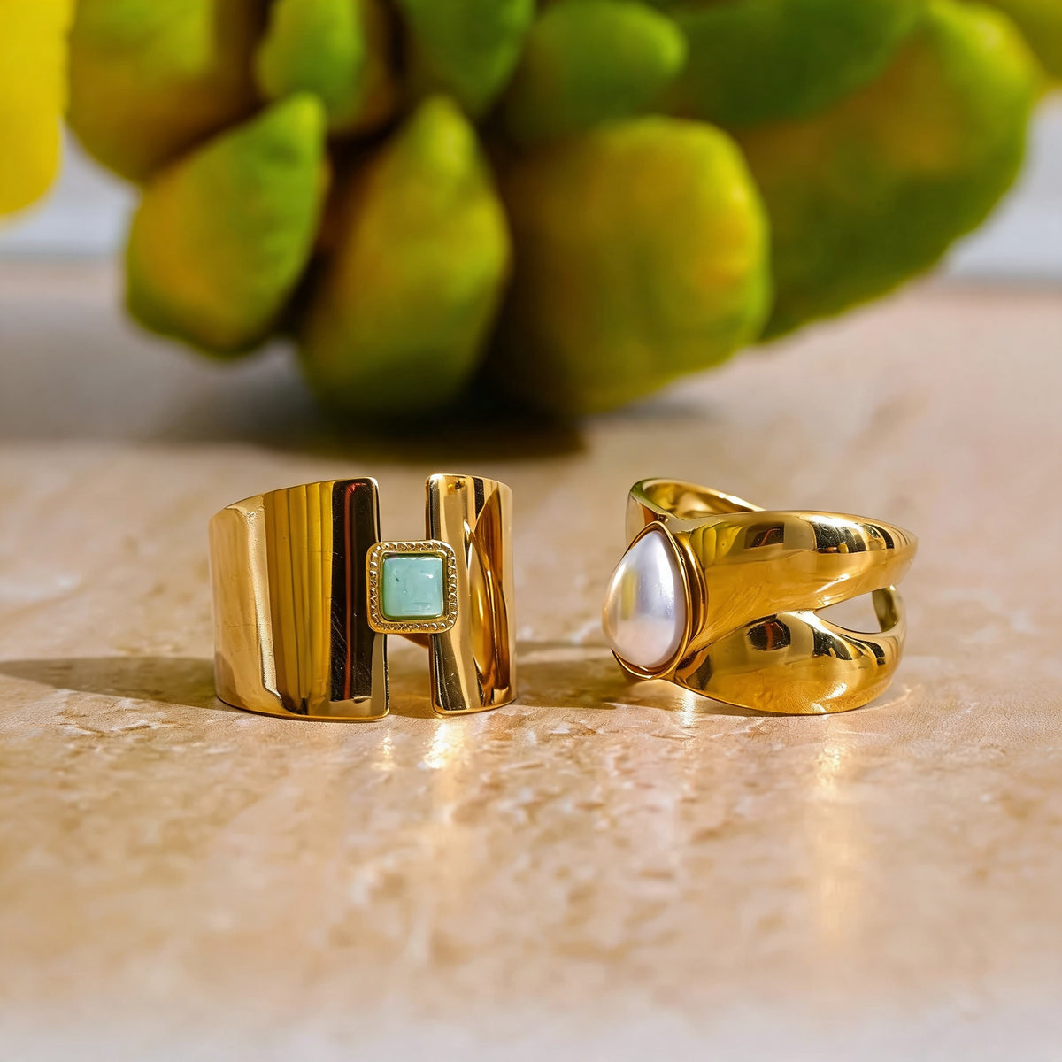 Haven Stone Open Ring