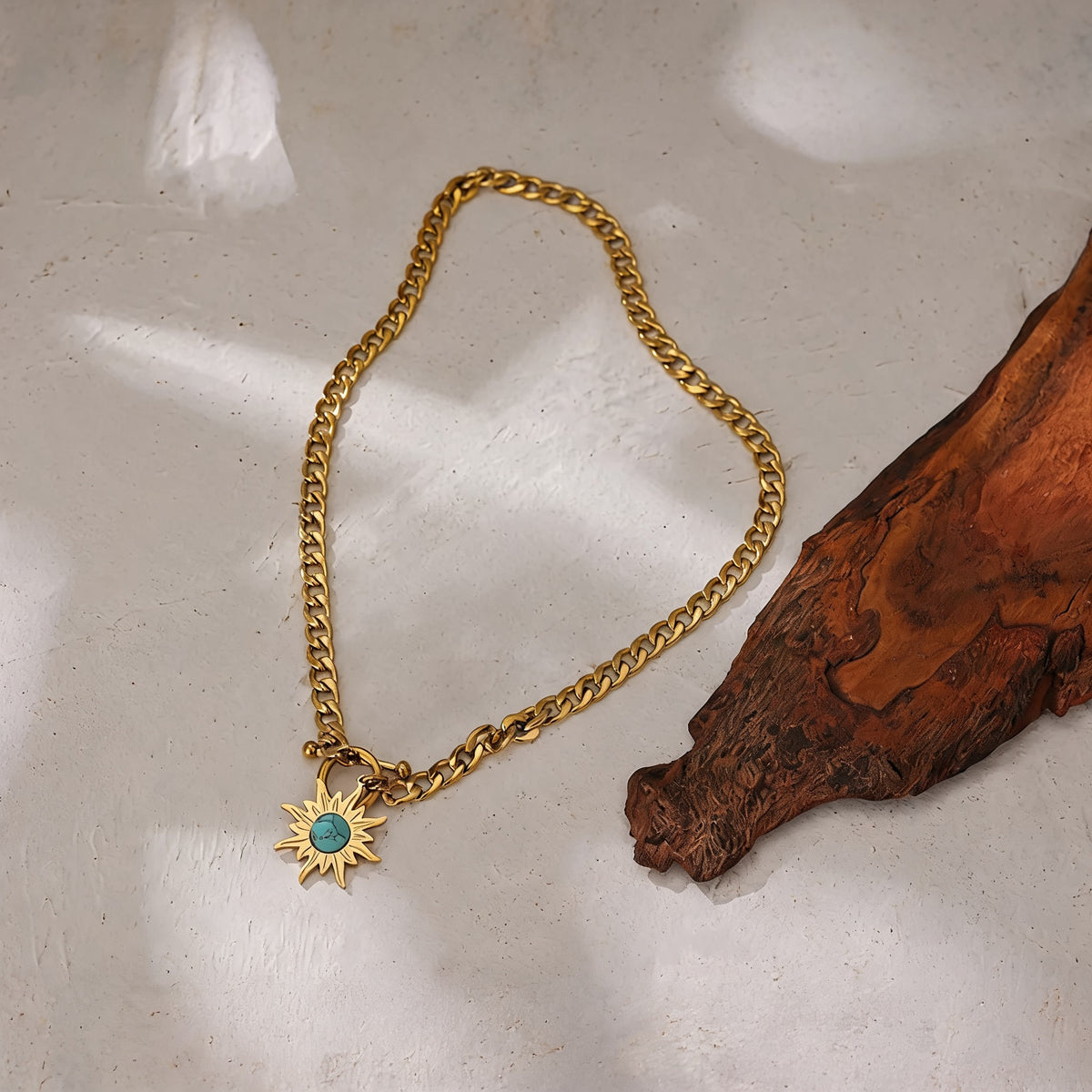 Wilda Sun Pendant Necklace