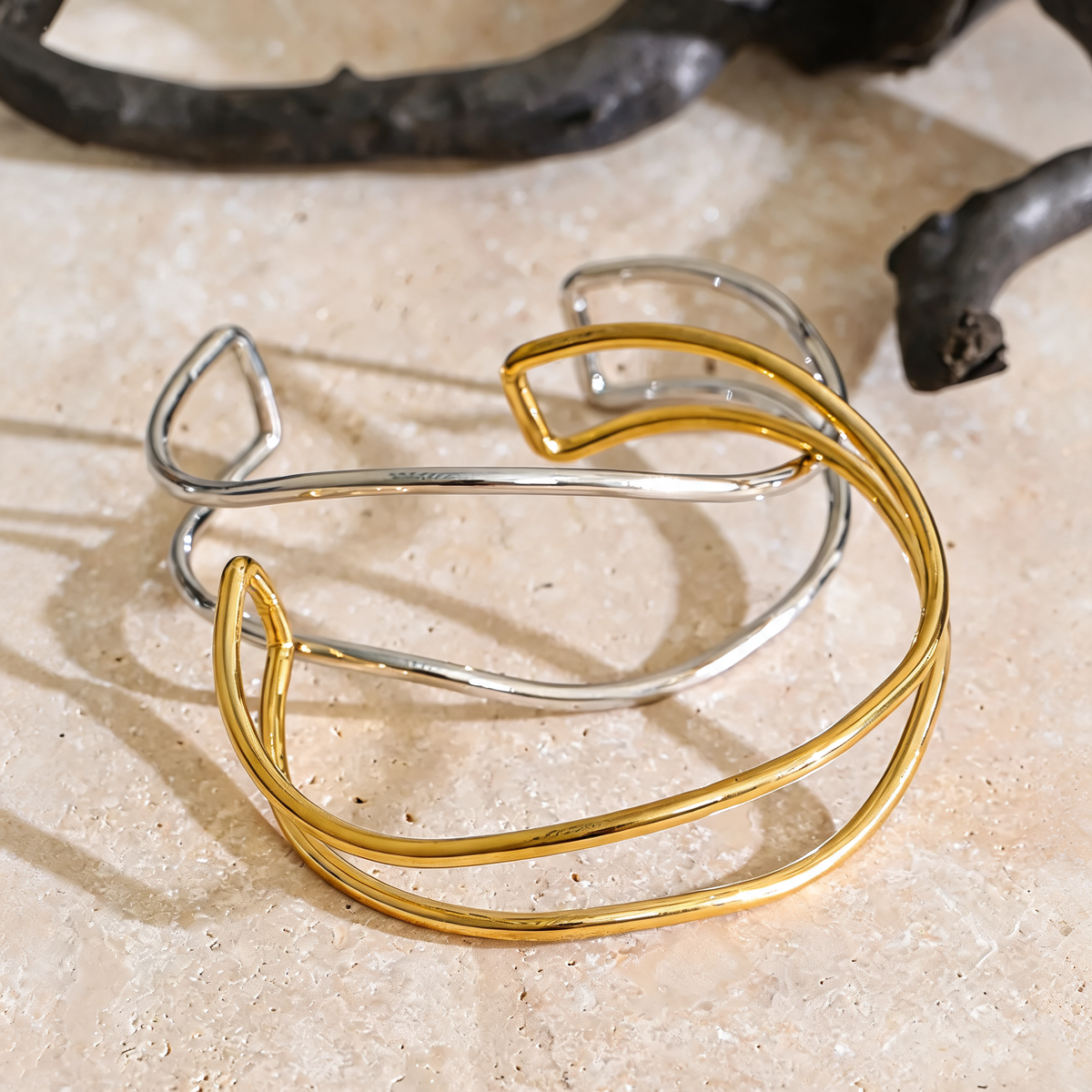 Sabine Wire Cuff Bracelet