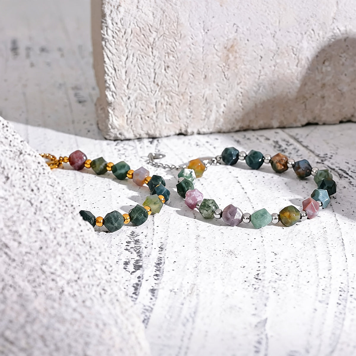 Odessa Stone Bead Bracelet