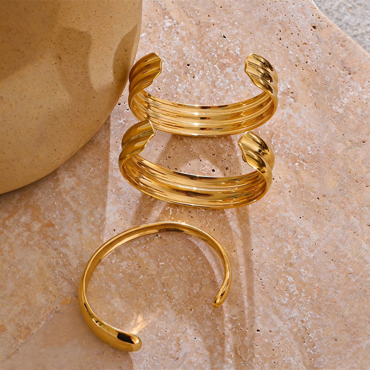 Brook Smooth Layered Cuff
