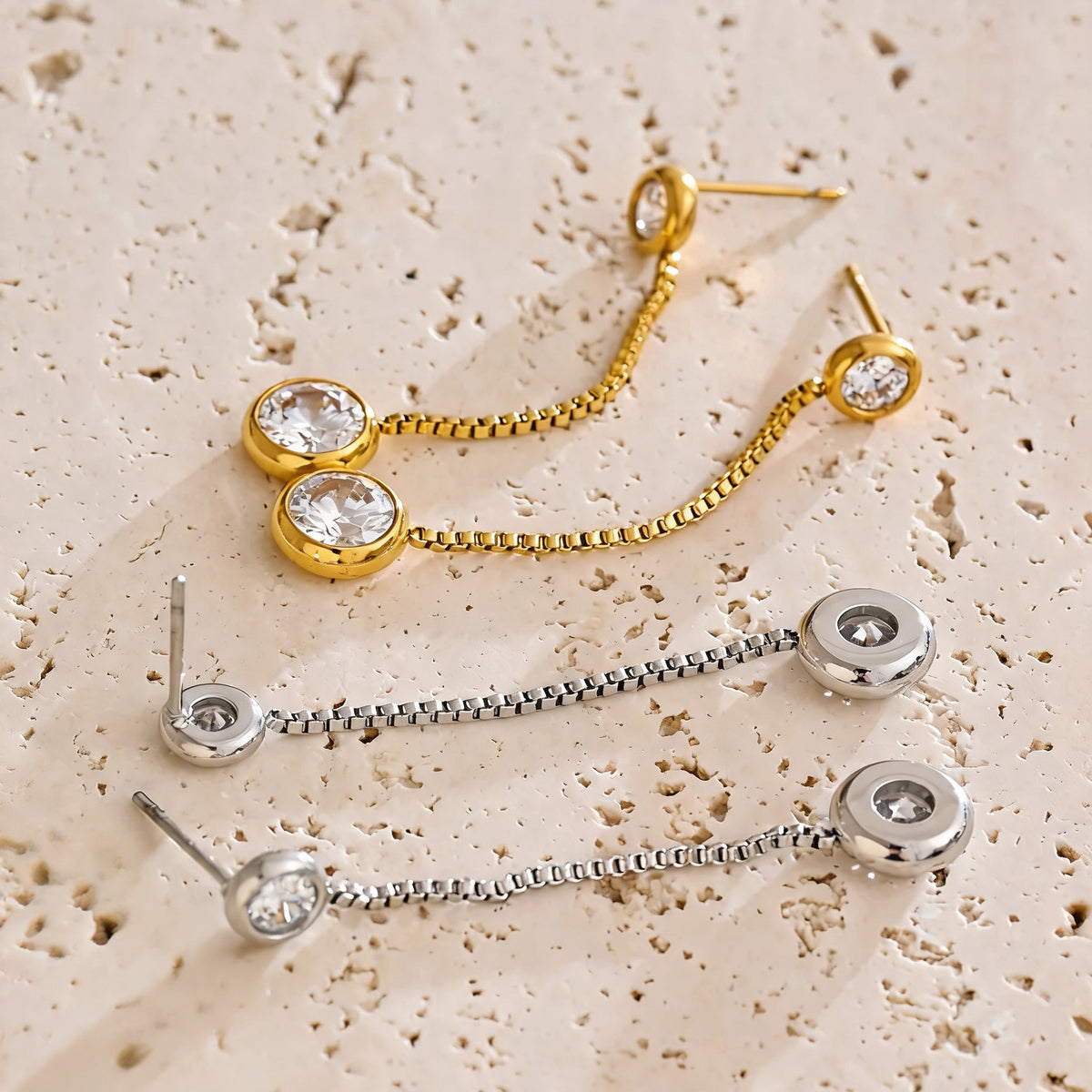 Edie Chain Drop Earrings