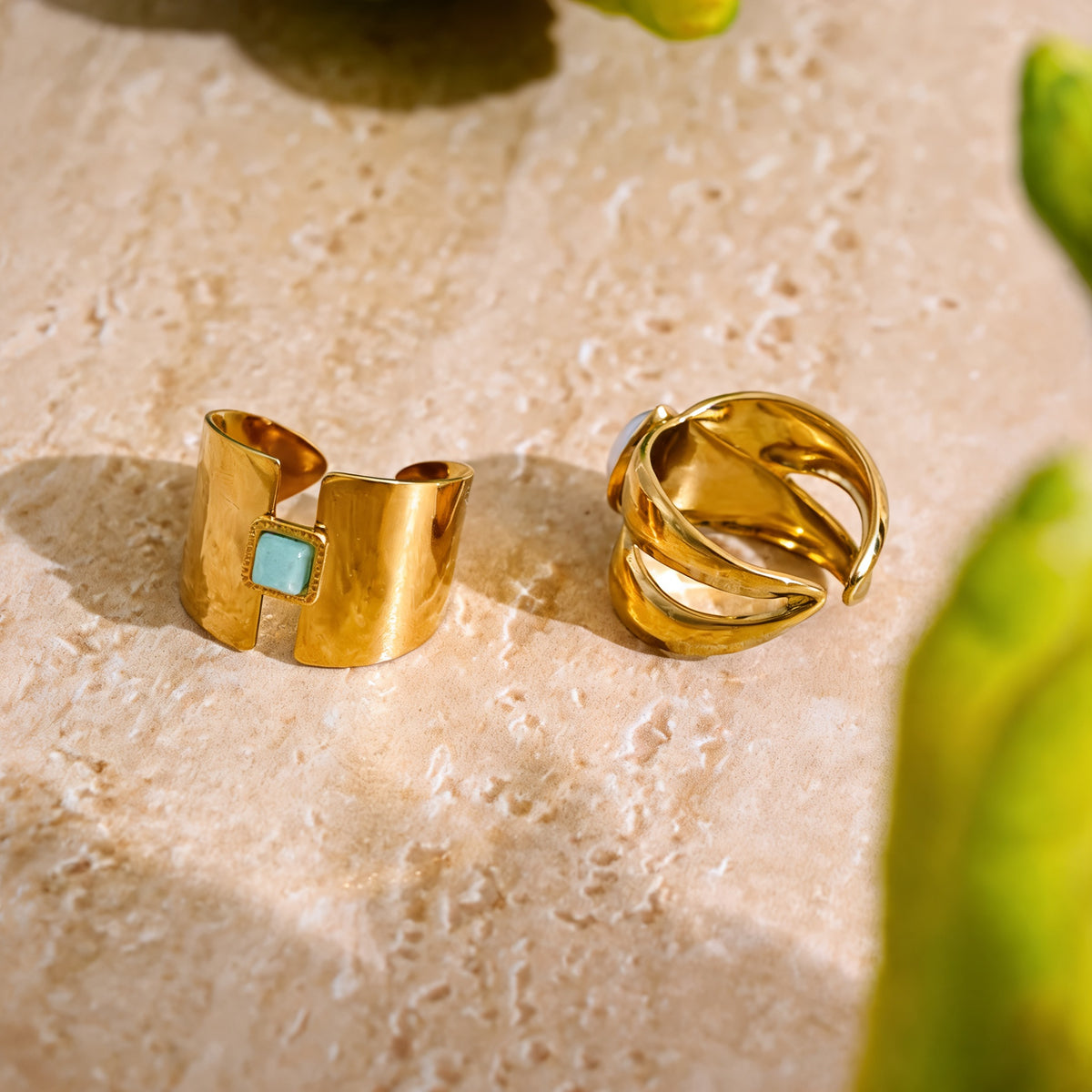 Haven Stone Open Ring