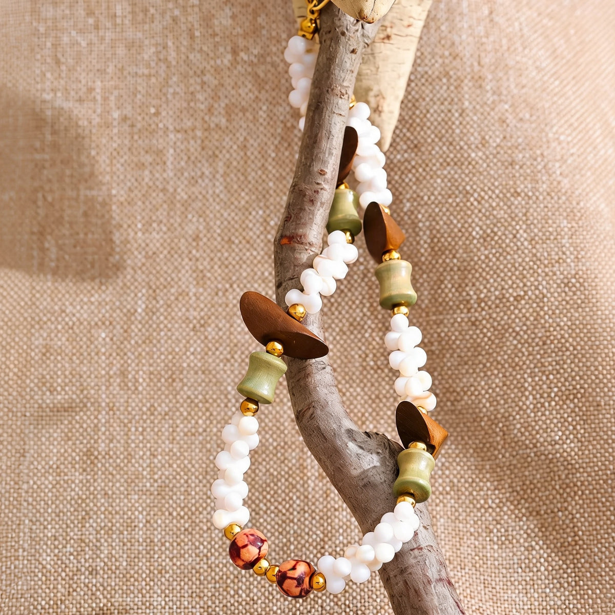 Meadow Shell Bead Necklace