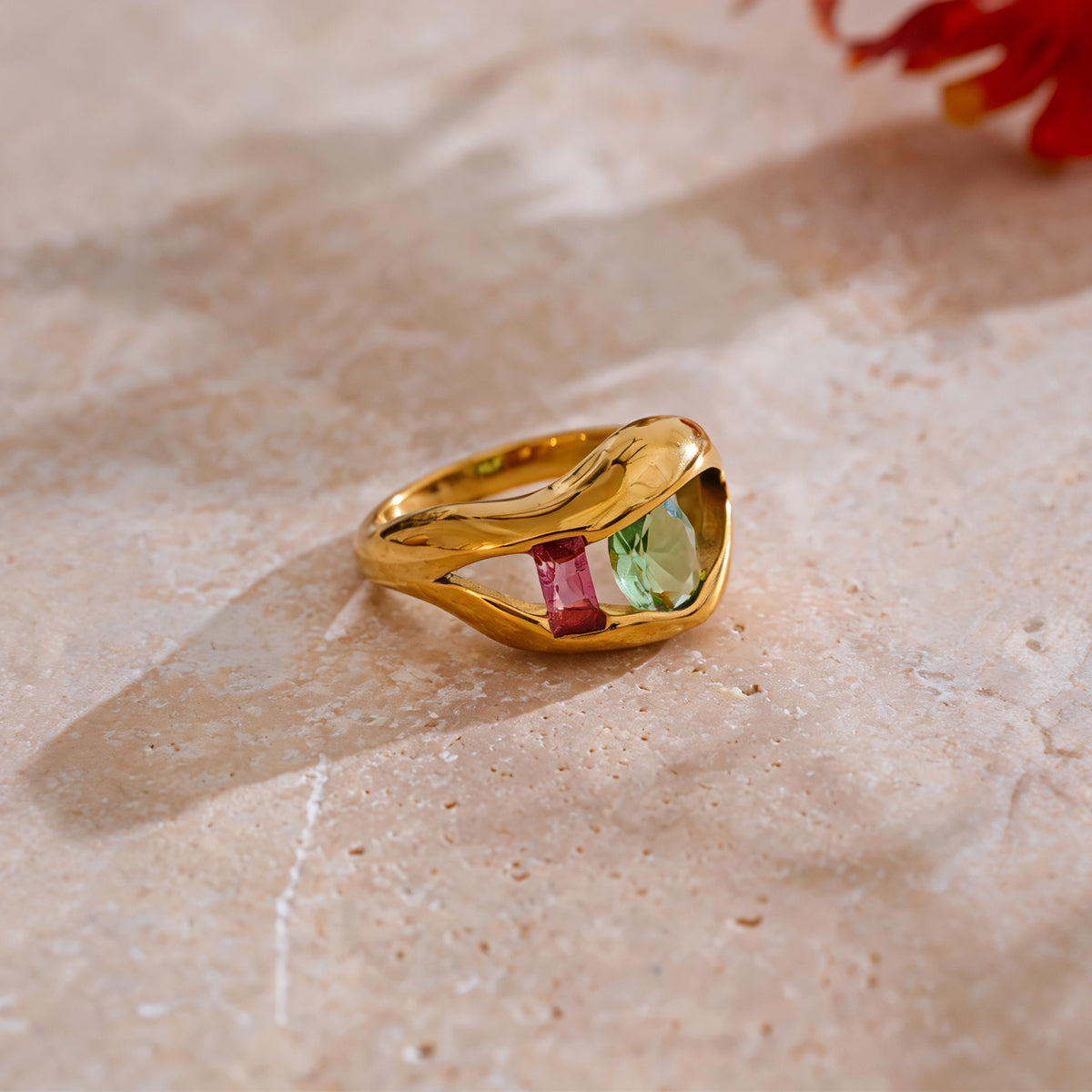 Josie Lips Statement Ring