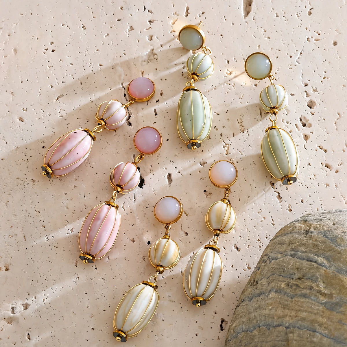 Gia Ceramic Bead Earrings