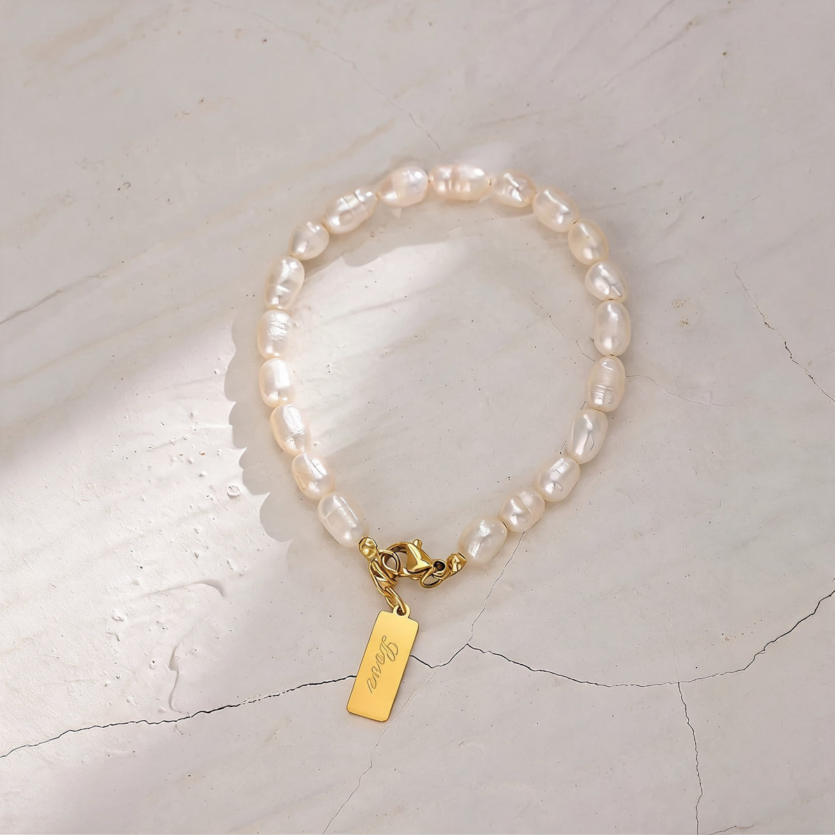 Jane Pearl Chain Bracelet