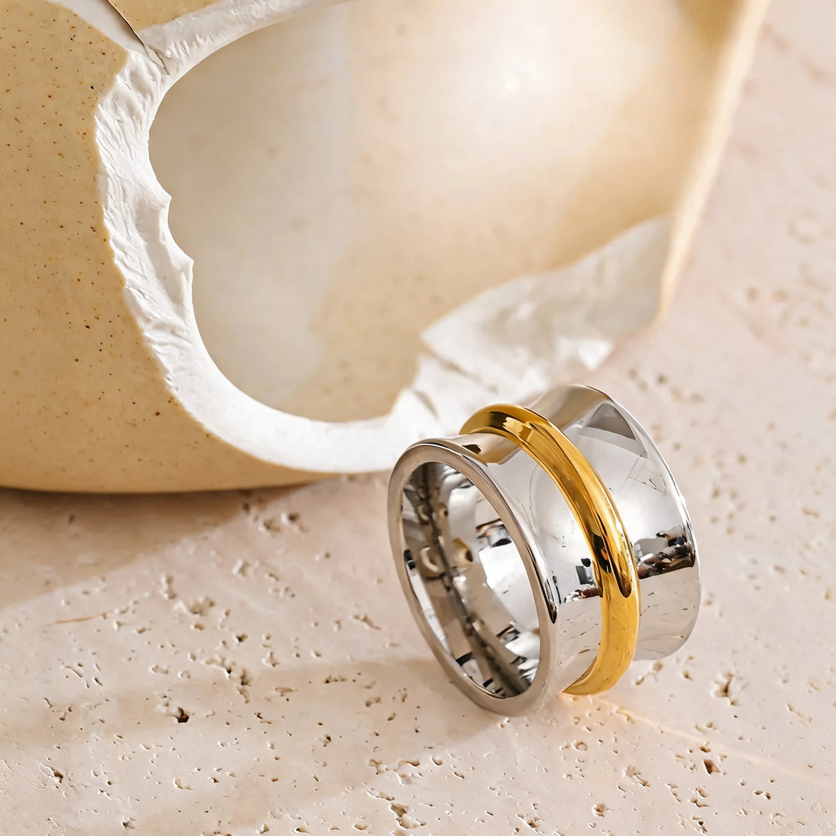 Quinn Wide Band Ring