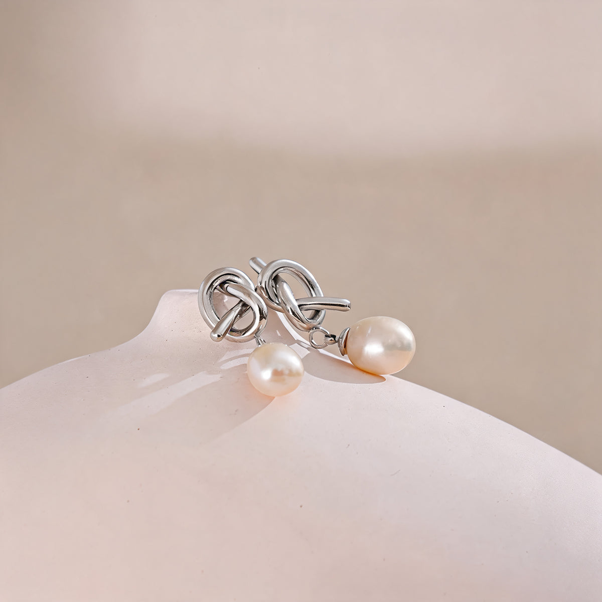 Merit Knot Drop Earrings
