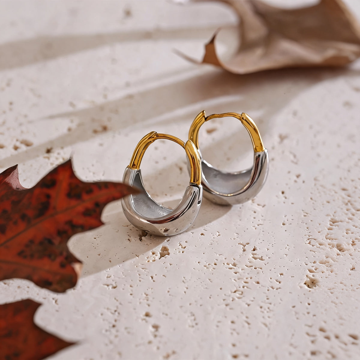 Vada Statement Hoop Earrings