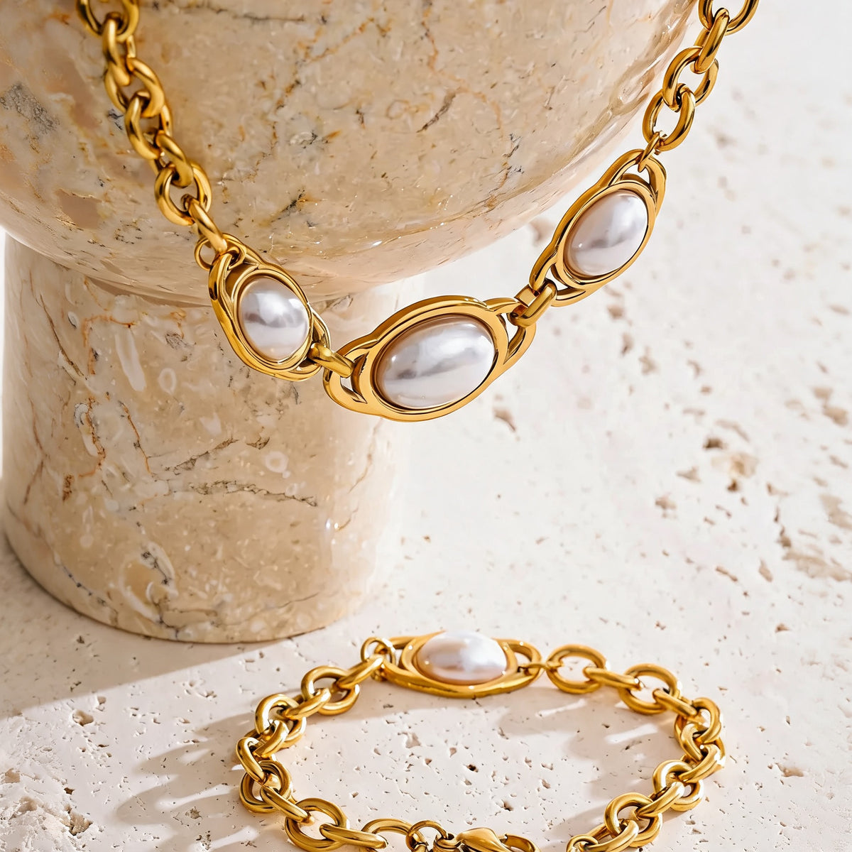 Cleo Faux Pearl Set