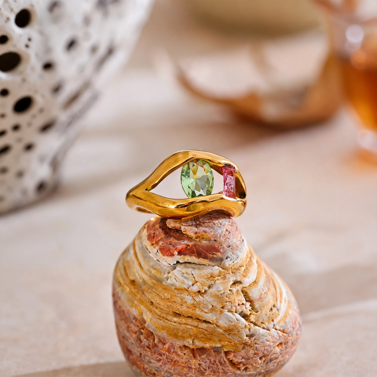Josie Lips Statement Ring