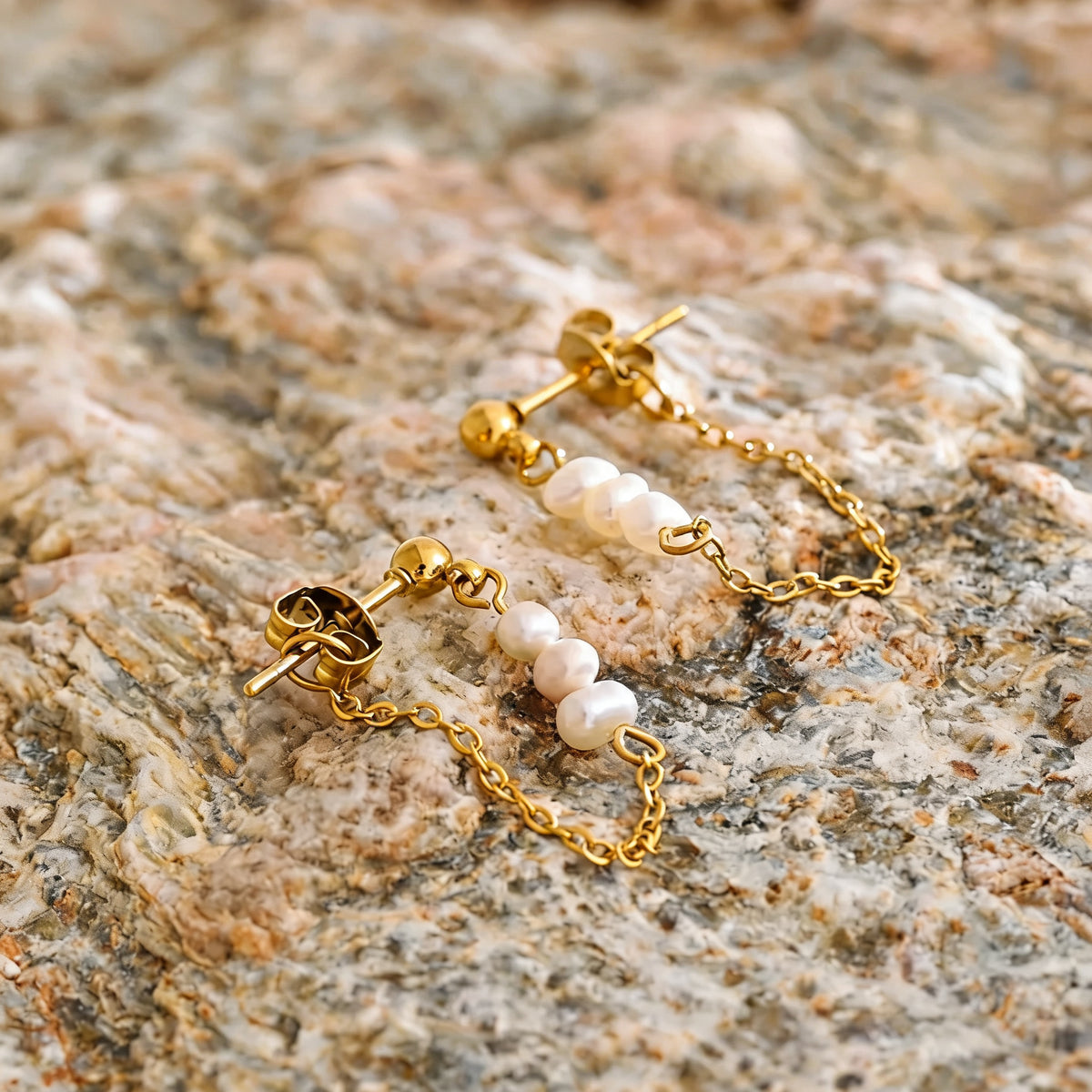 Freya Pearl Tassel Earrings