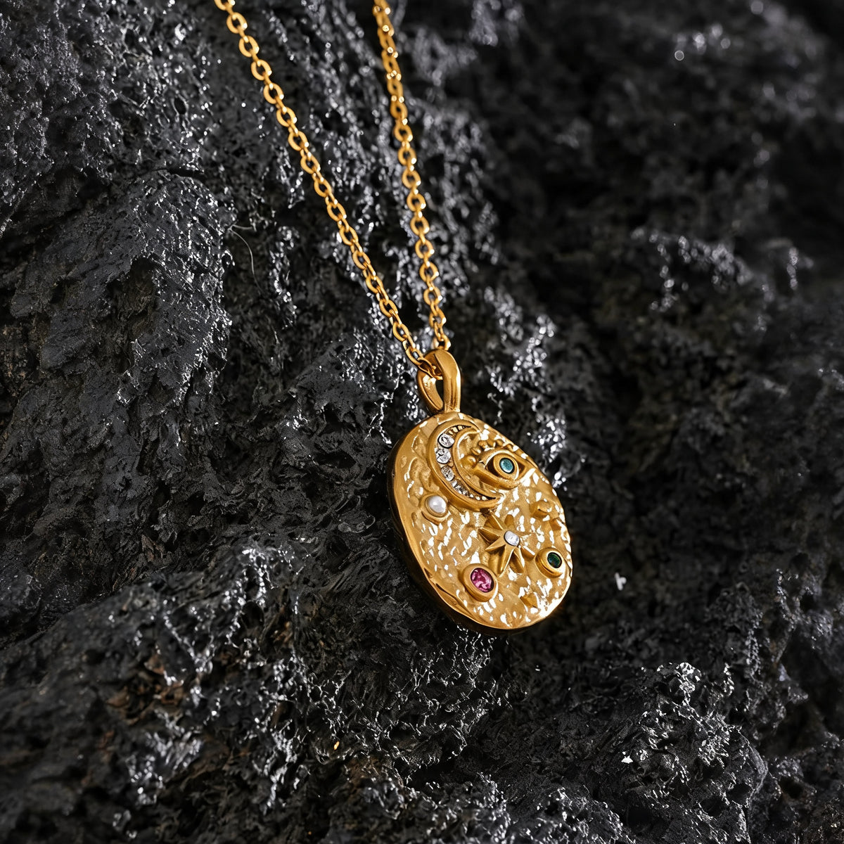 Rue Moon Charm Necklace