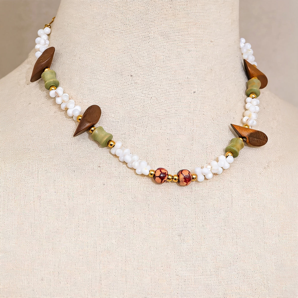 Meadow Shell Bead Necklace