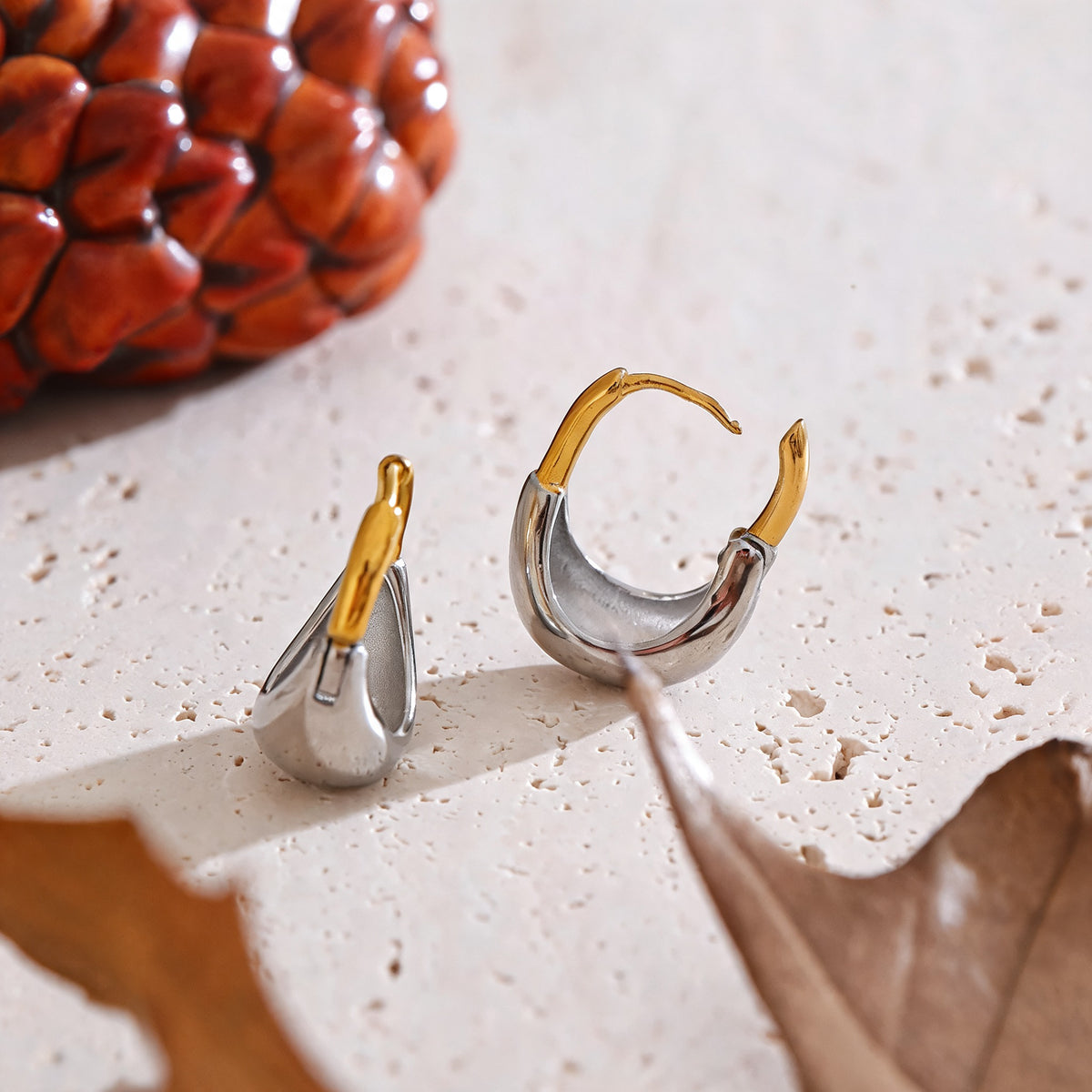 Vada Statement Hoop Earrings