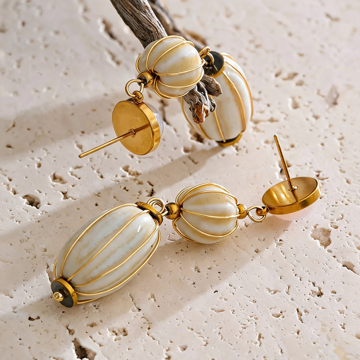 Gia Ceramic Bead Earrings