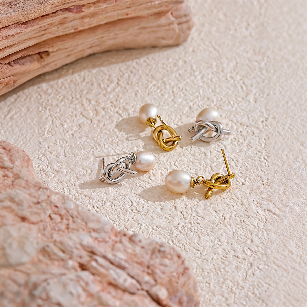 Merit Knot Drop Earrings
