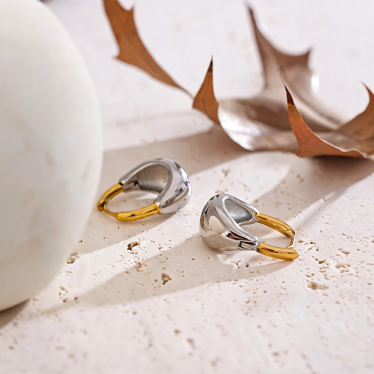 Vada Statement Hoop Earrings