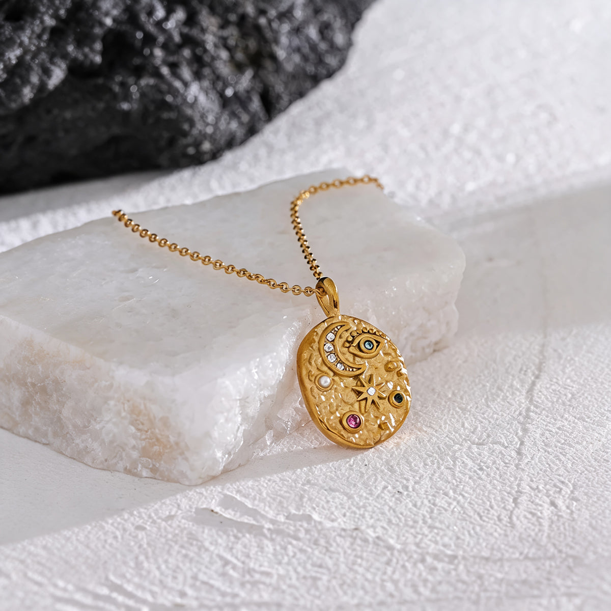 Rue Moon Charm Necklace