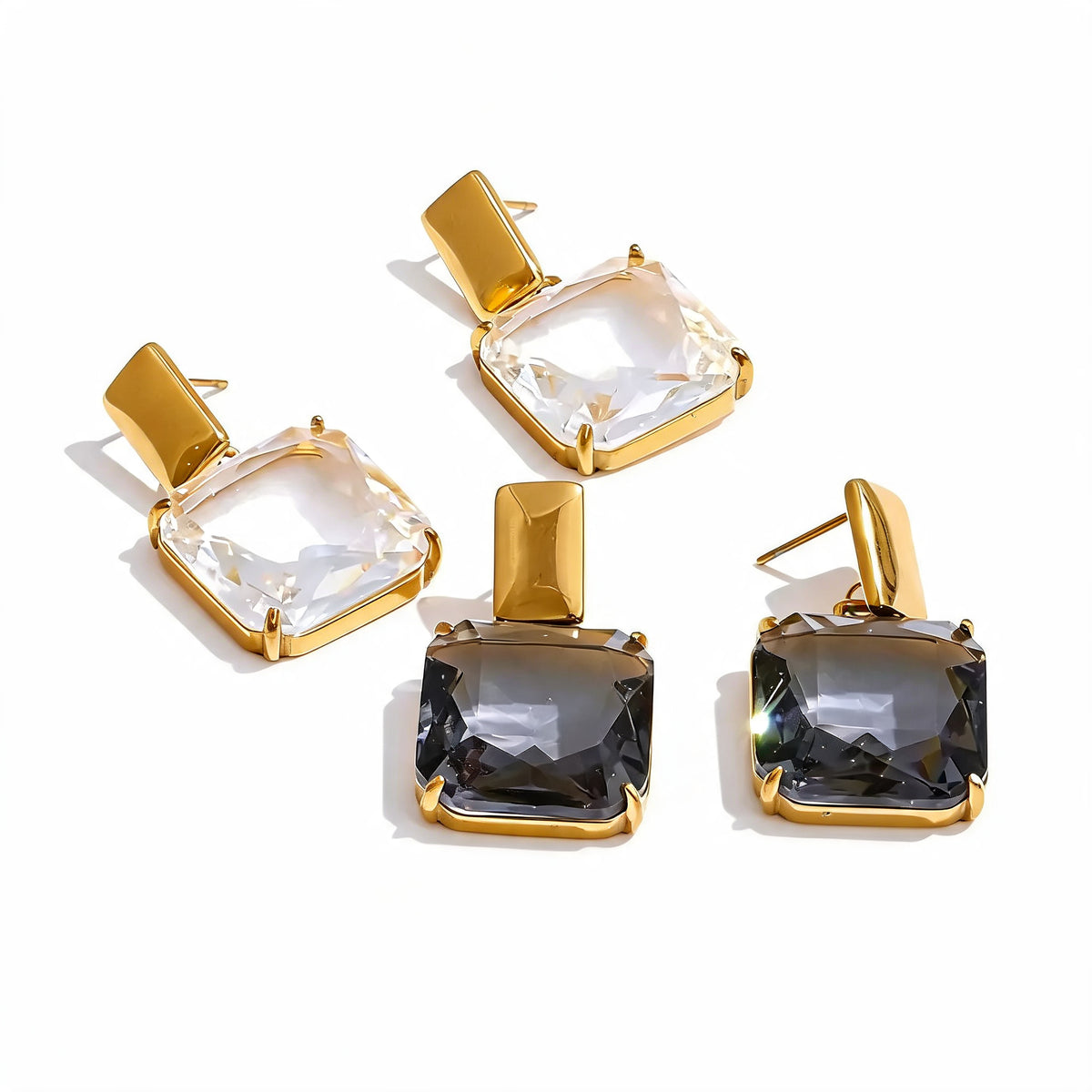 Romy Crystal Drop Earrings