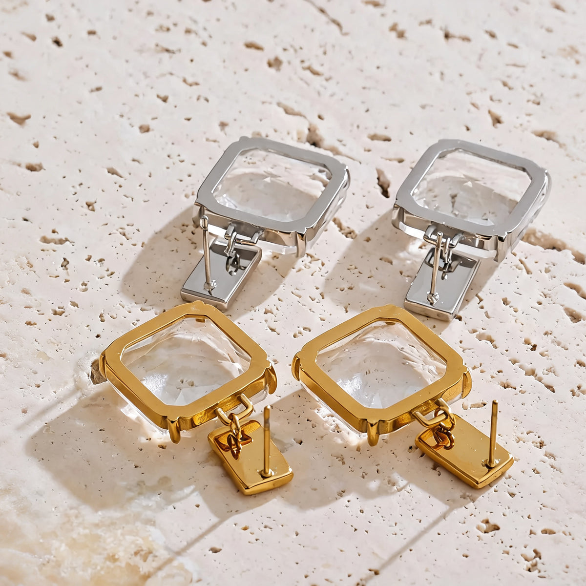 Romy Crystal Drop Earrings