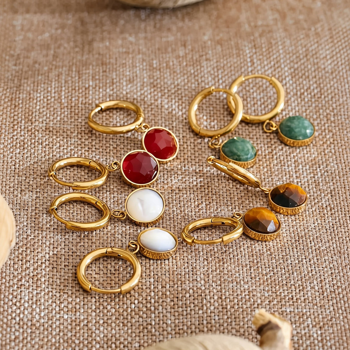 Ashby Stone Drop Earrings