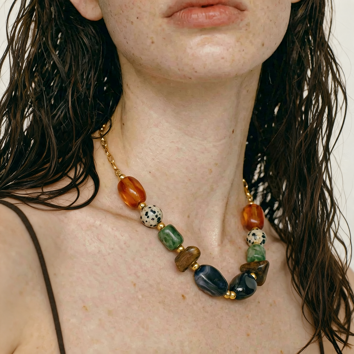 Glen Beaded Chain Necklace