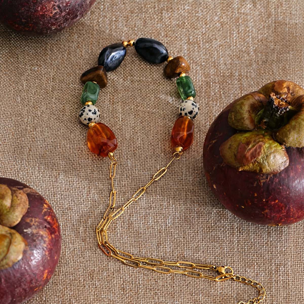 Glen Beaded Chain Necklace