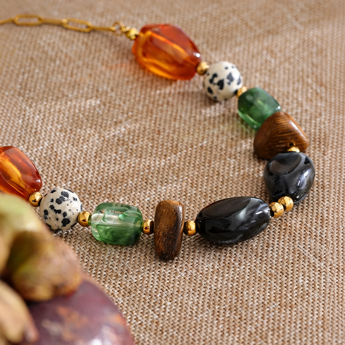 Glen Beaded Chain Necklace