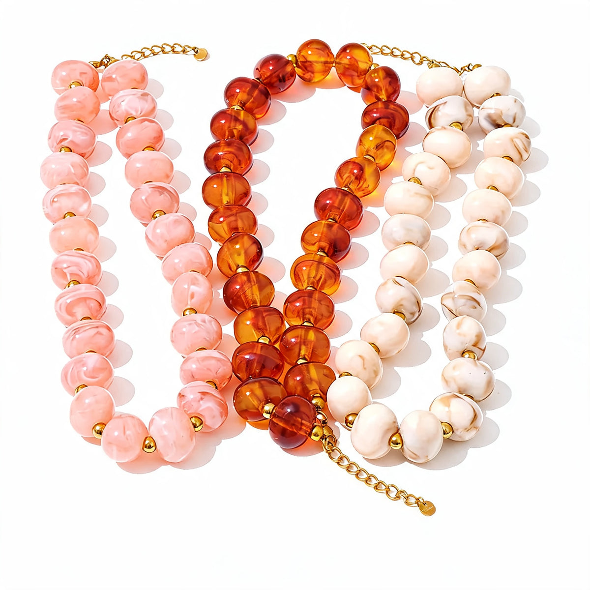 Lola Resin Bead Necklace