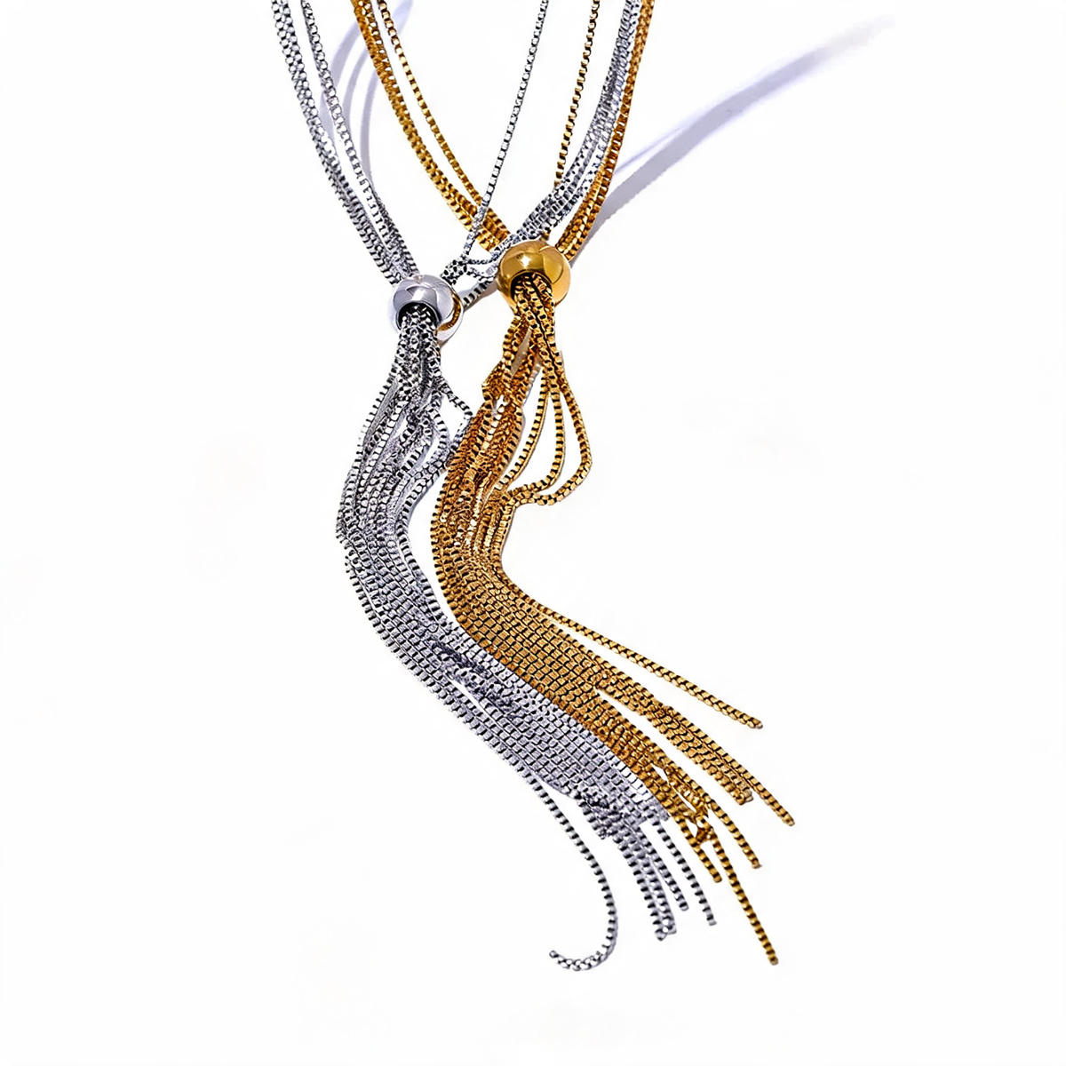 Lucia Chain Tassel Necklace