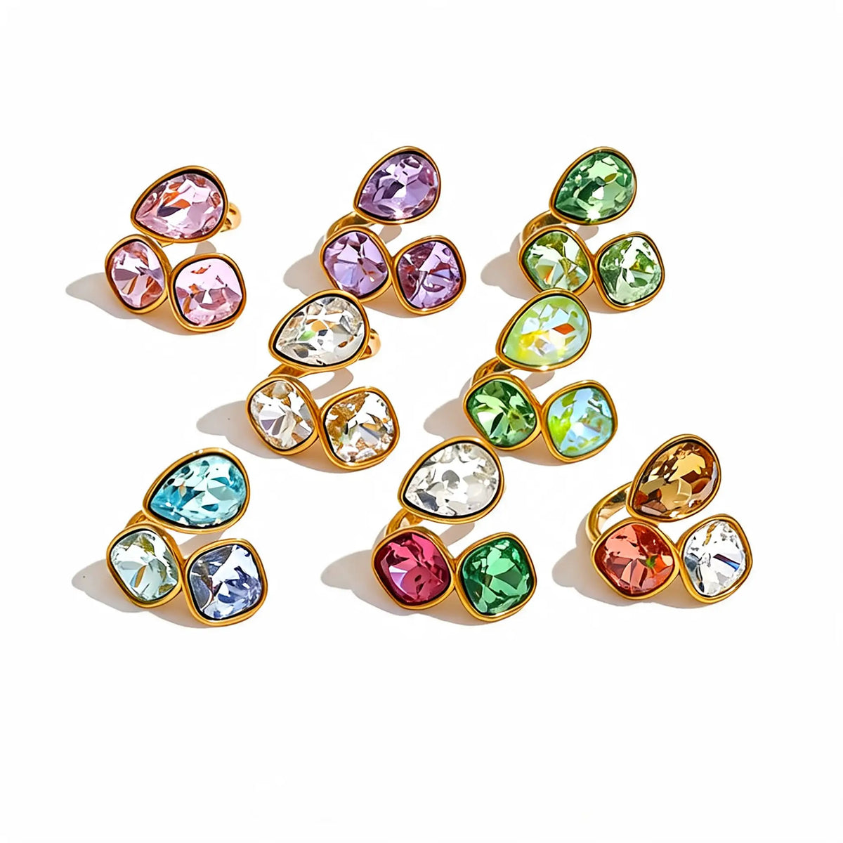 Livy Crystal Square Ring