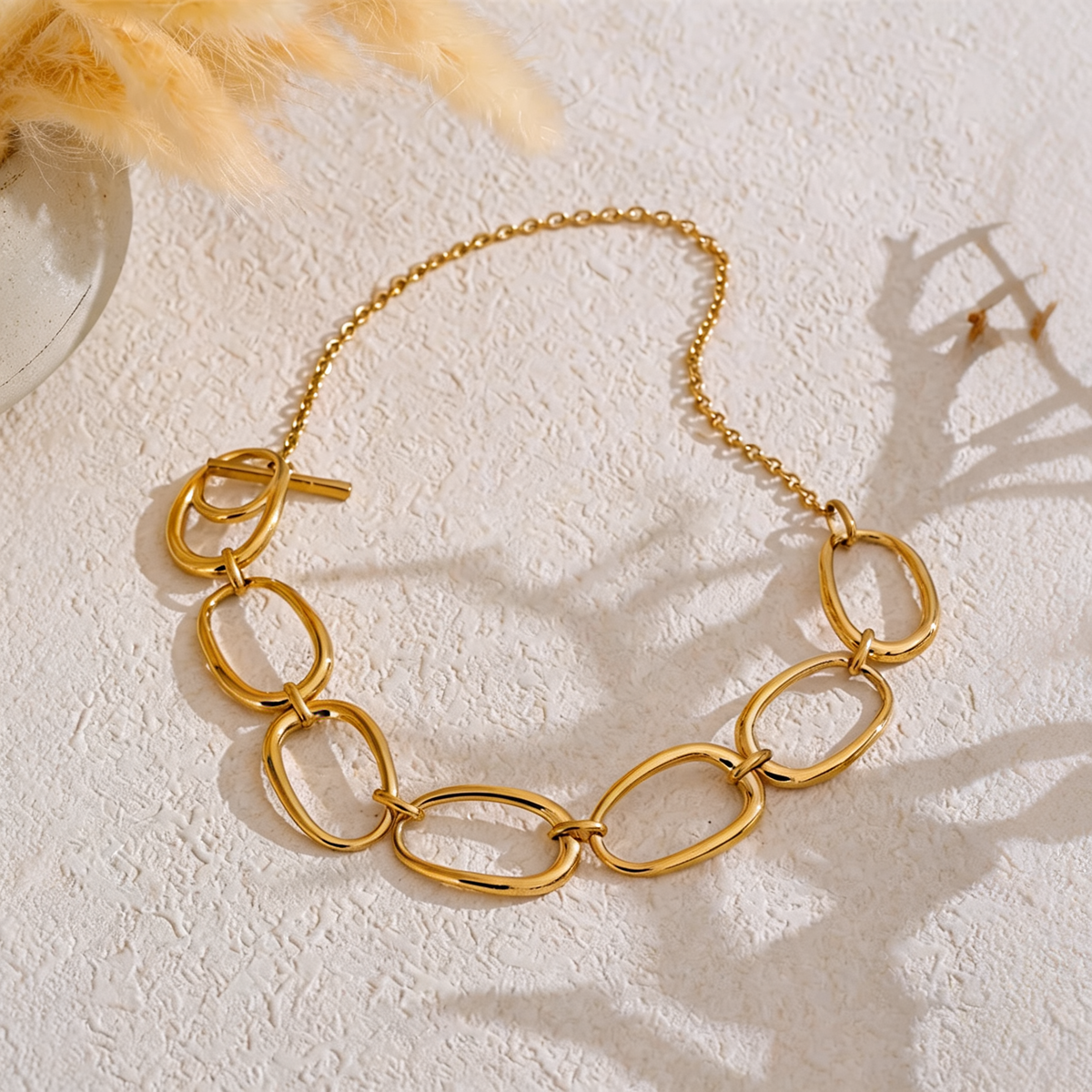 Linden Link Collar Necklace