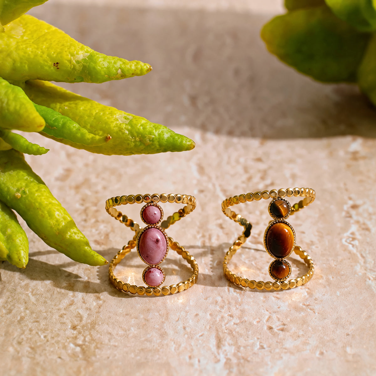 Yara Tiger Eye Ring