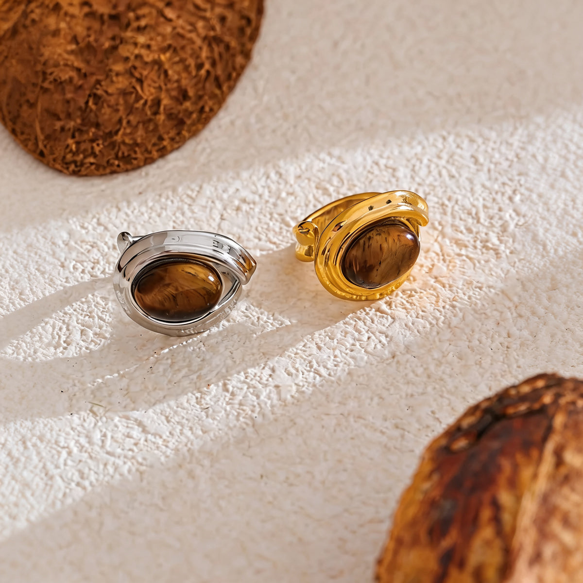 Sylvie Stone Swirl Ring