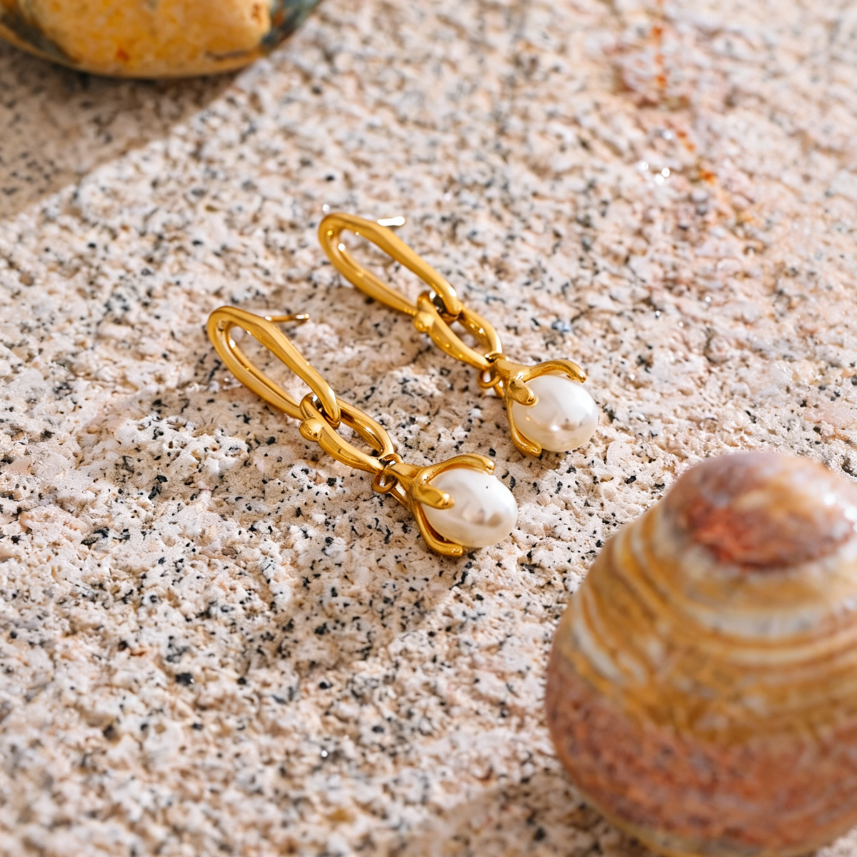 Bea Faux Pearl Earrings