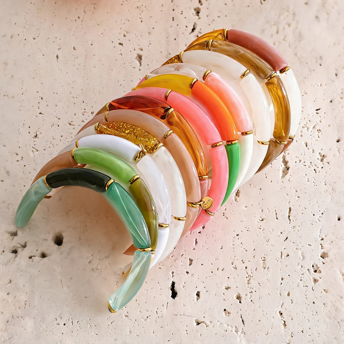 Bay Resin Tube Bangle