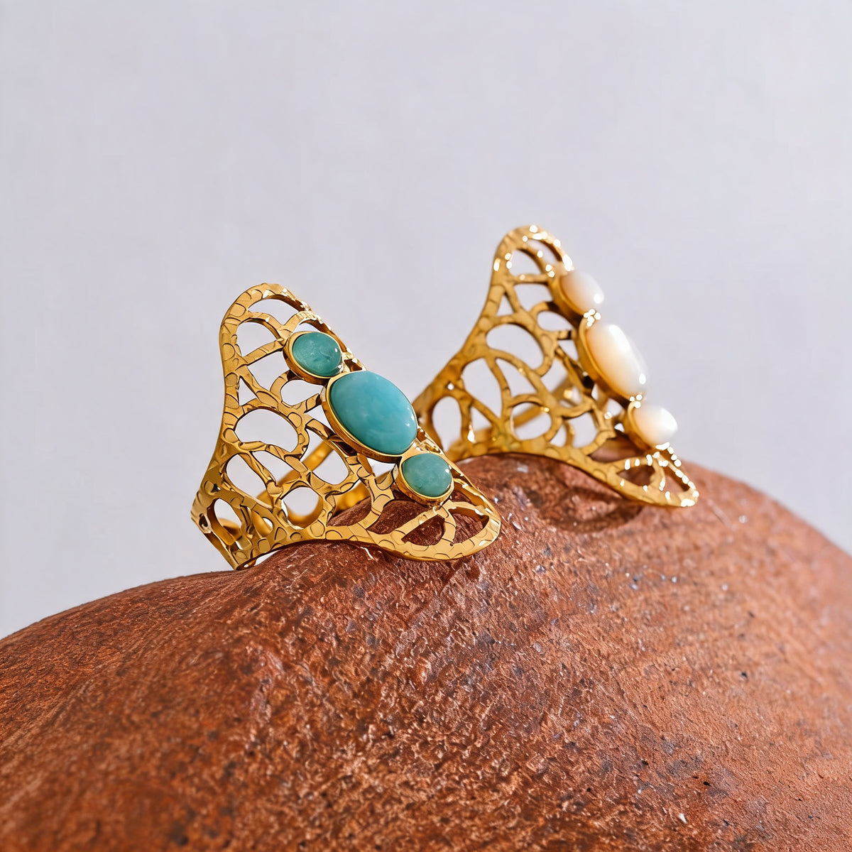 Isla Open Stone Ring