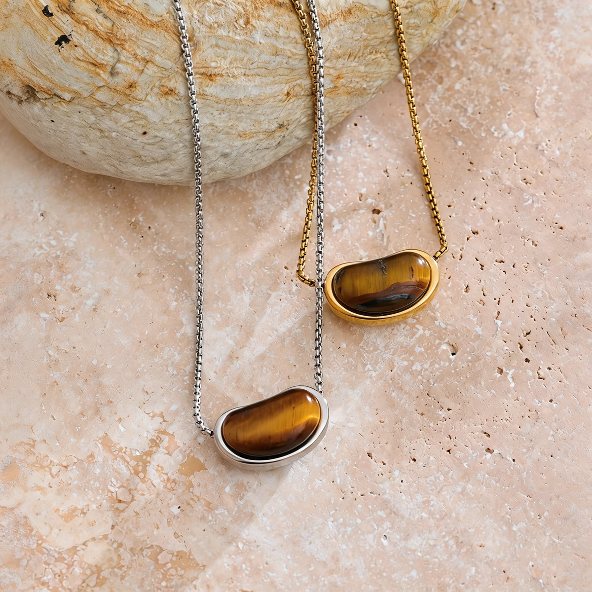 Maisie Domed Stone Necklace
