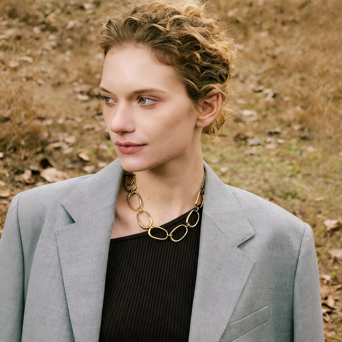 Linden Link Collar Necklace