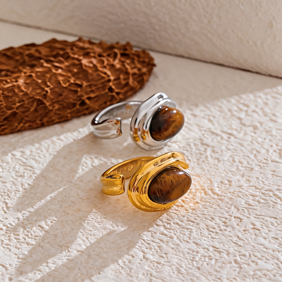 Sylvie Stone Swirl Ring