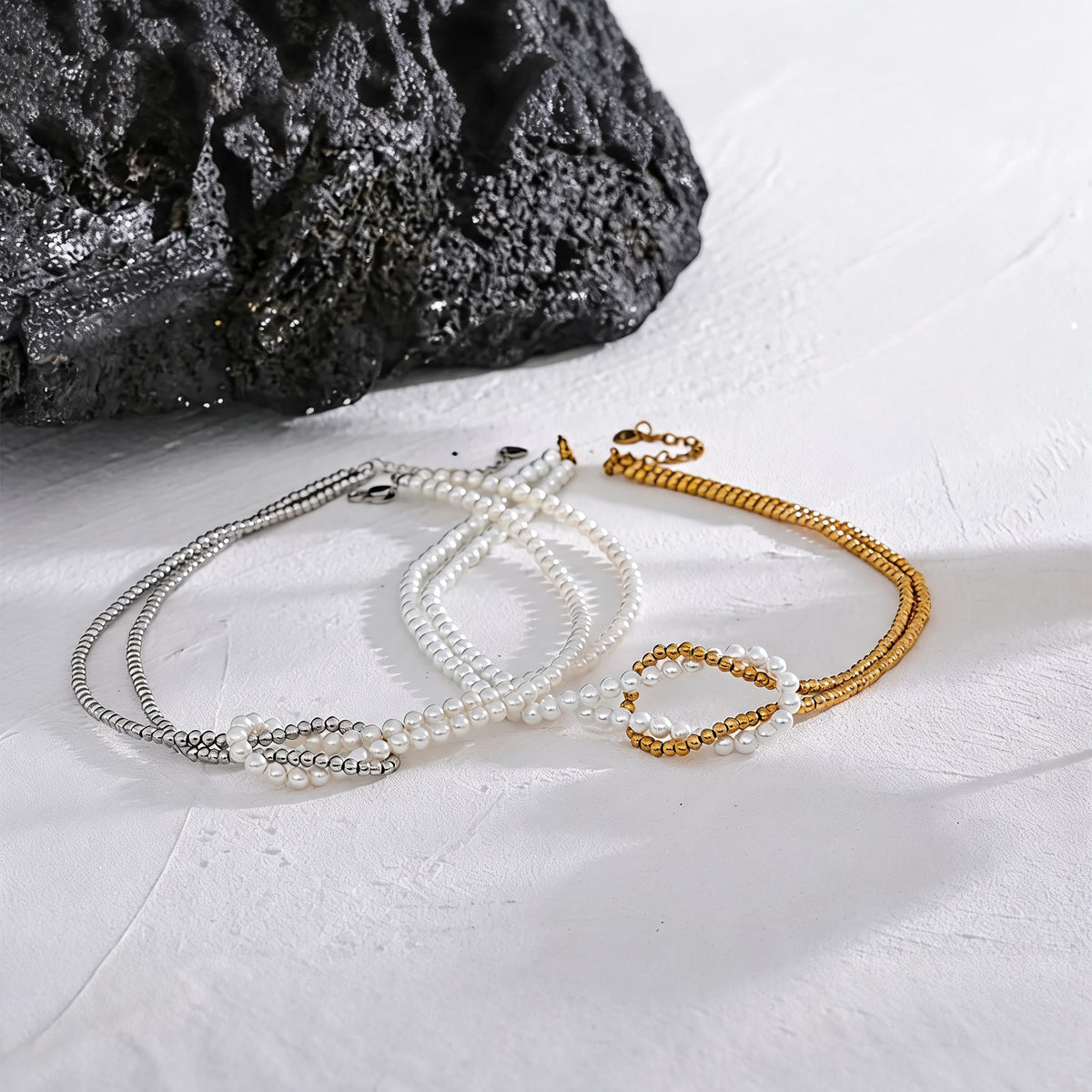 Lane Faux Pearl Necklace