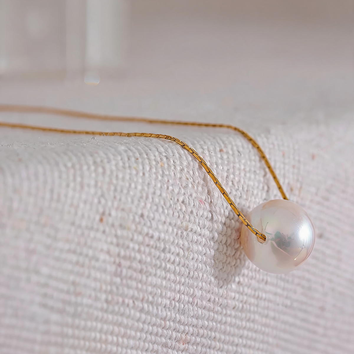Nettie Faux Pearl Necklace