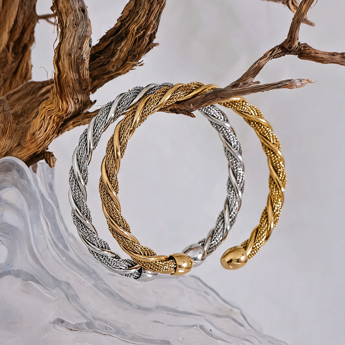 Nia Twisted Cuff Bracelet