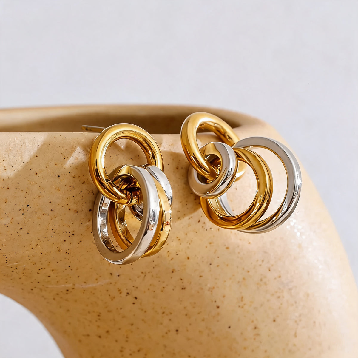 Emmy Circle Drop Earrings