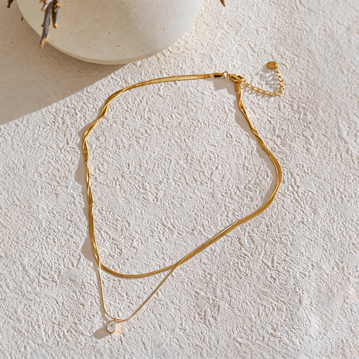 Sadie Layered Drop Necklace