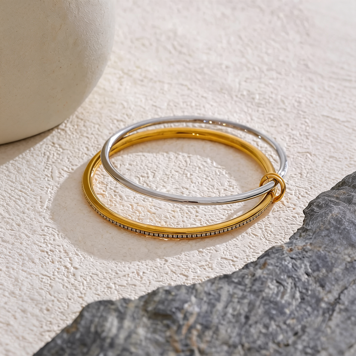 Emma Crystal Stacking Bangle