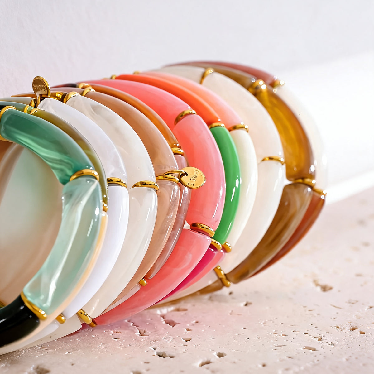 Bay Resin Tube Bangle
